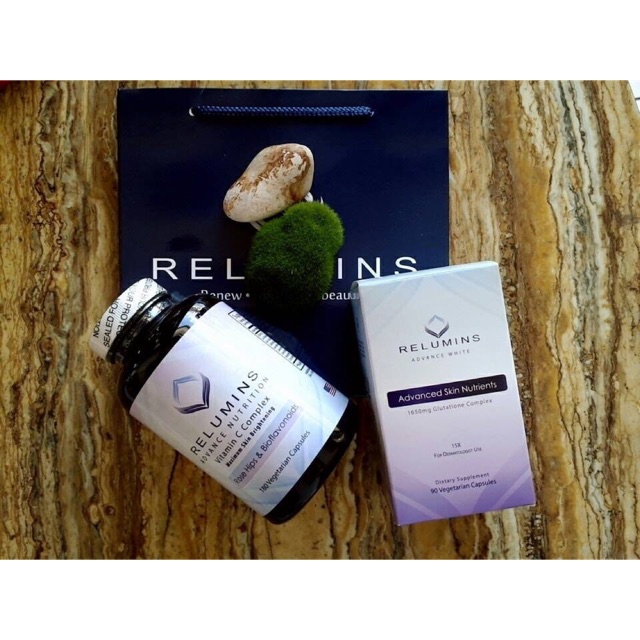 Relumins advance white 1650mg glutathione complex