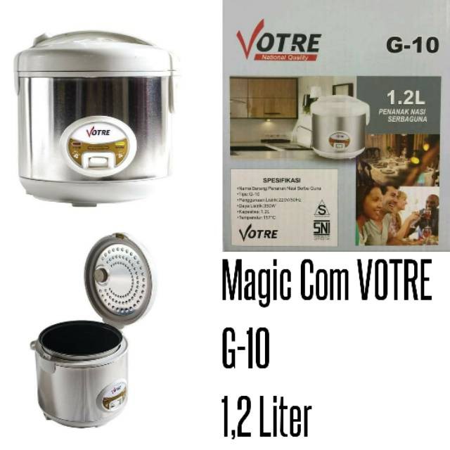 Votre G Hayu 10 Rice Cooker Multi Cooker 1.2 Liters / Magic Com 1,2