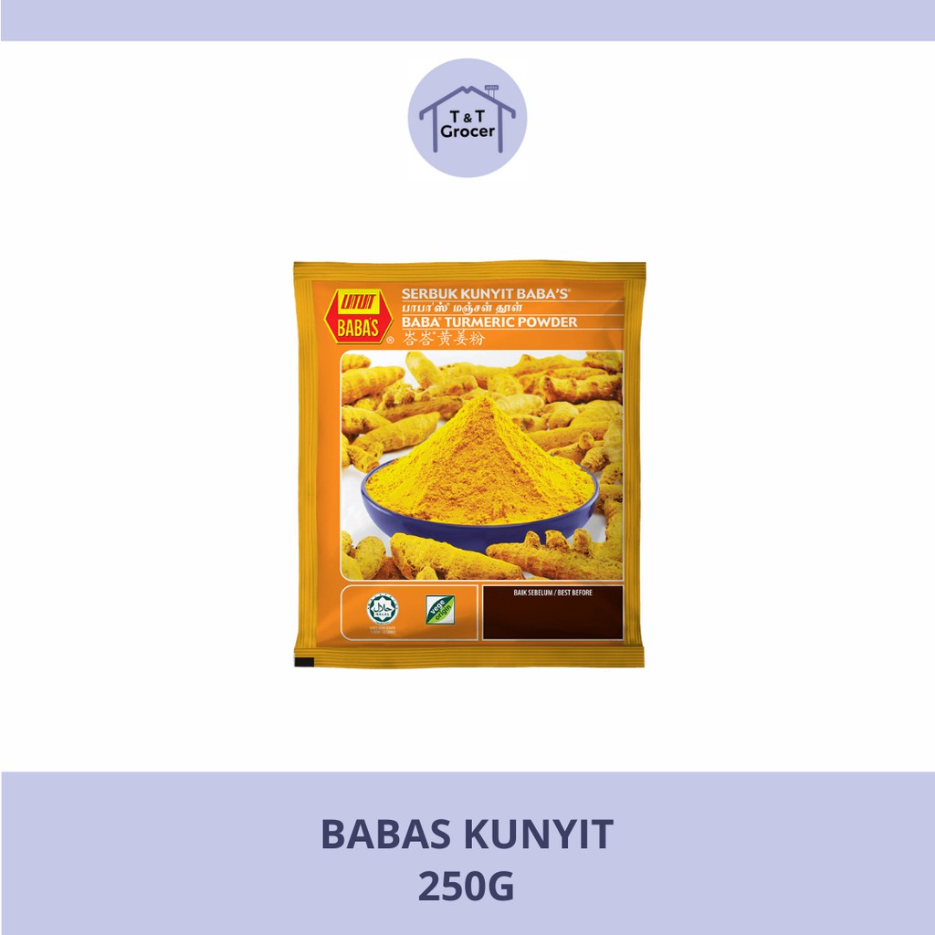 Babas Kunyit Powder 250g 1kg Shopee Malaysia