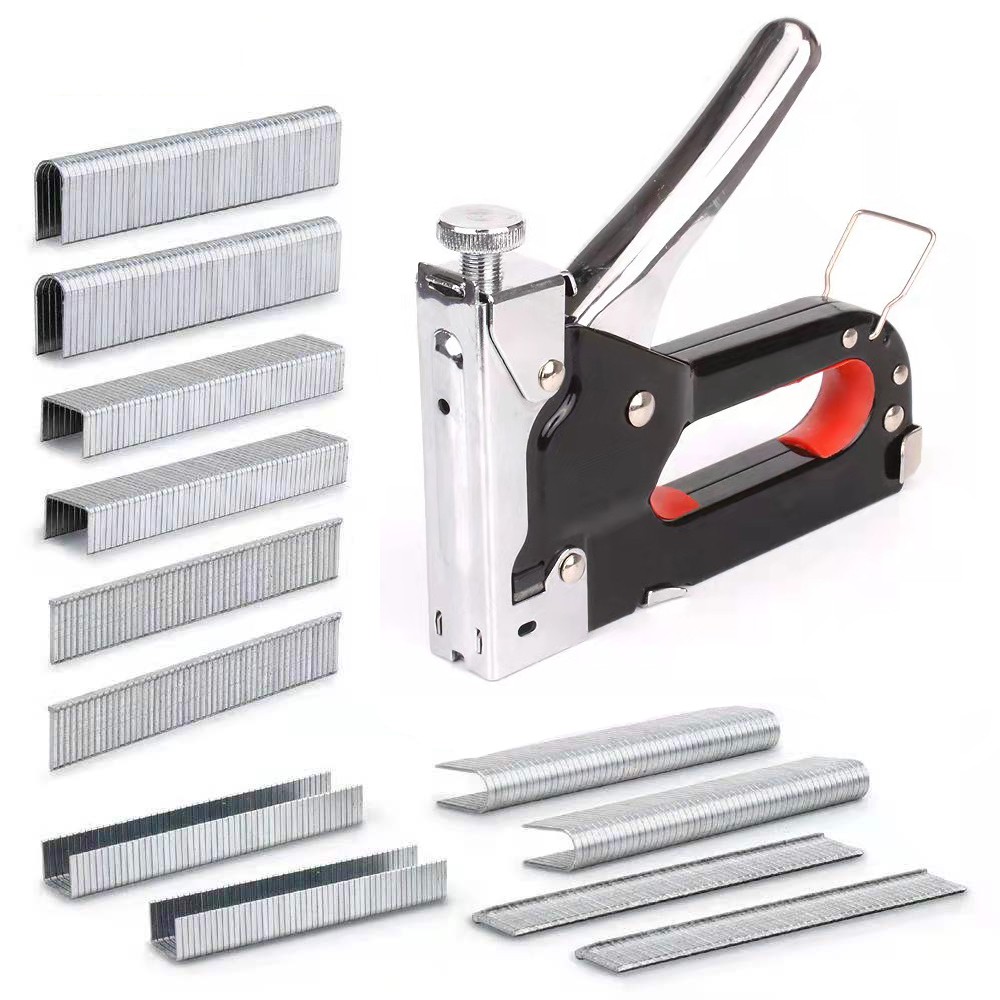 Ready Stock Quality Three Way Hand Tacker Staple Gun Kit Tool Set