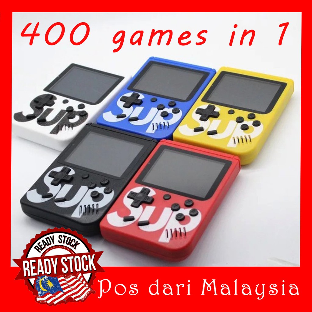 Retro gameboy with 400 deals built in games