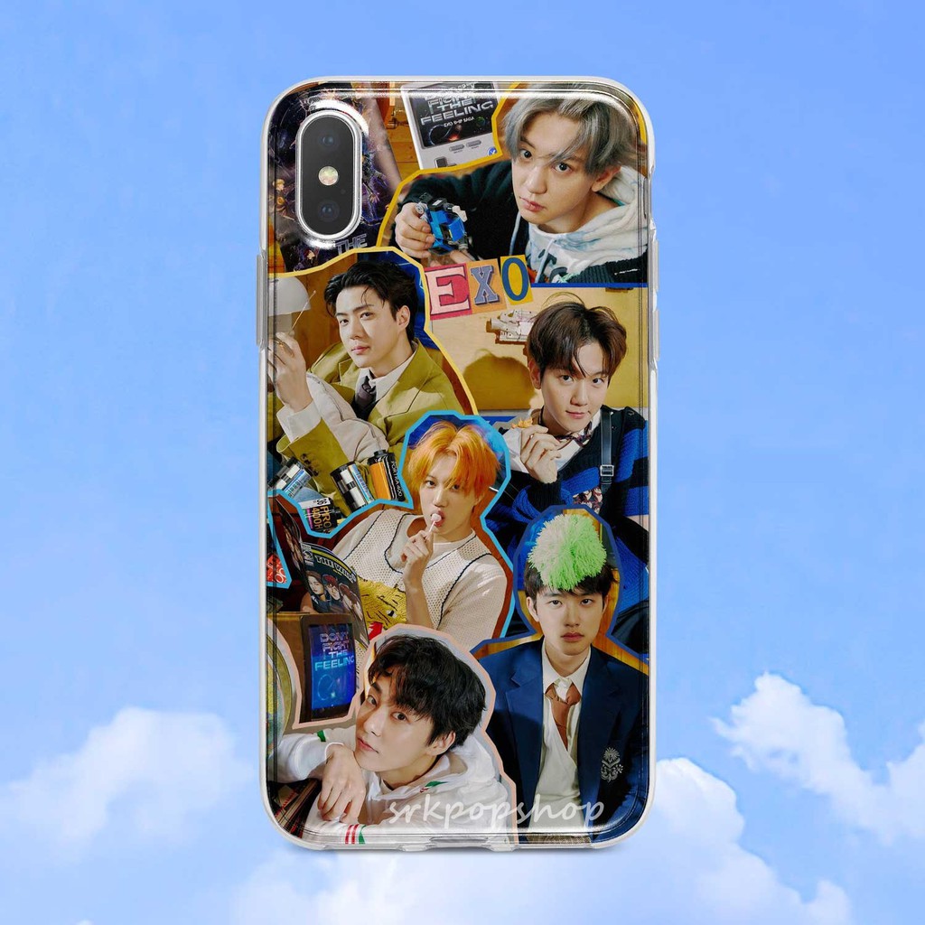 KPOP EXO Transparent Phone Case Don t Fight the Feeling Album