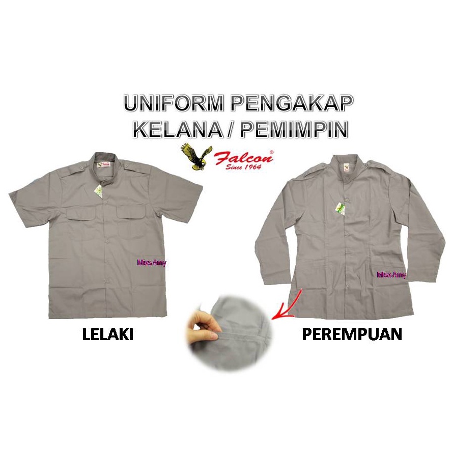 Uniform Pengakap Kelana Pemimpin Lelaki And Perempuan Baju Pengakap Cikgu