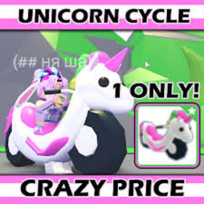 Adopt Me Unicorn Cycle Shopee Malaysia