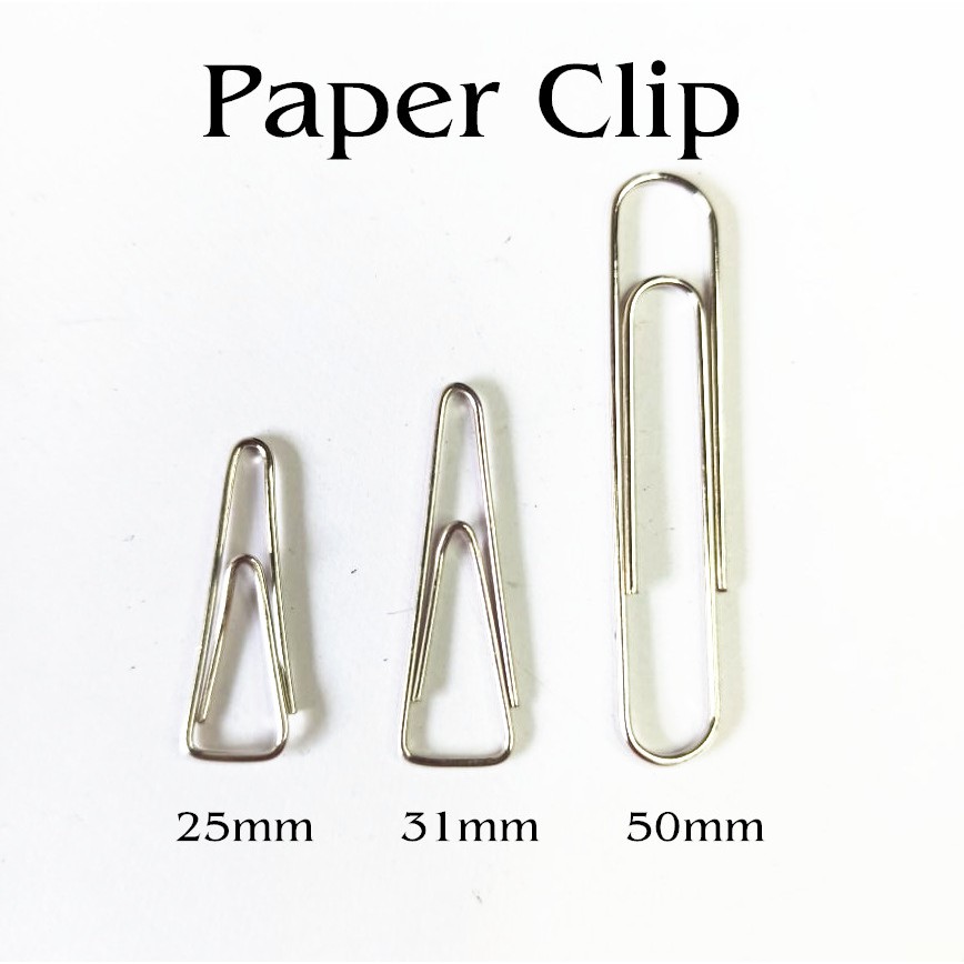 Pack Of 100 Round End Paper Clips 50mm, Paper Clip 50mm