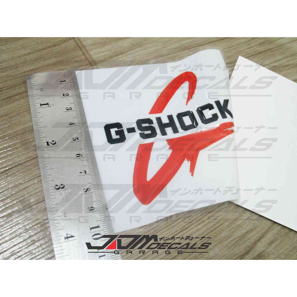 G-Shock White Window Decal Sticker | Shopee Malaysia