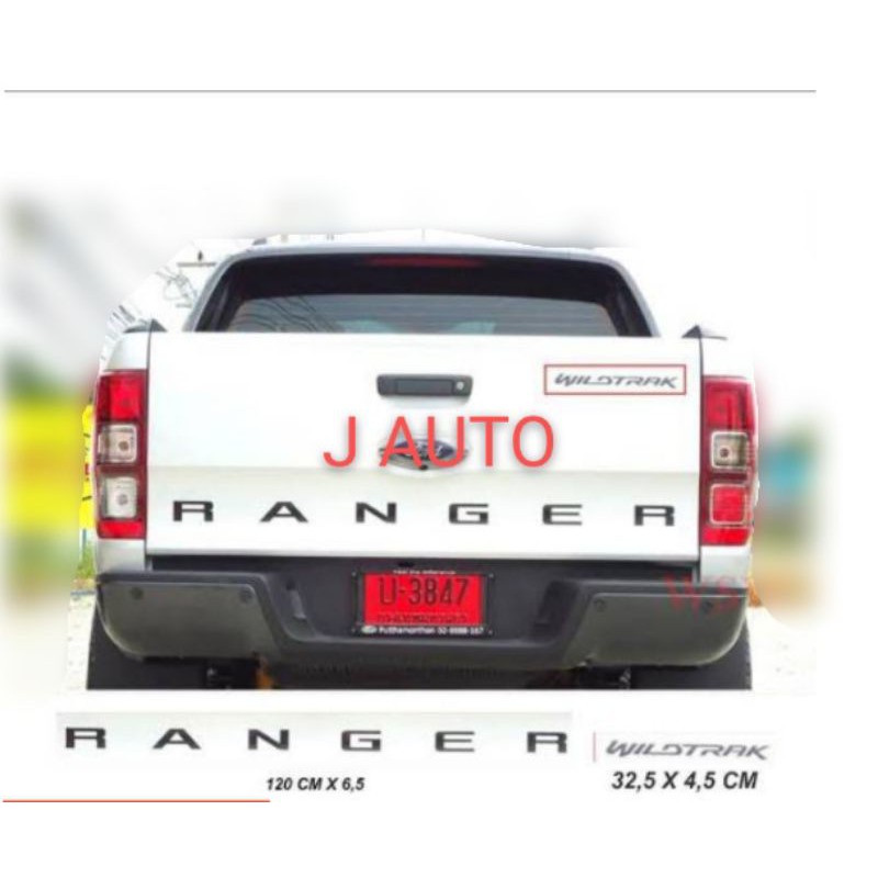 FORD RANGER WILDTRAK REAR BOOT STICKER | Shopee Malaysia