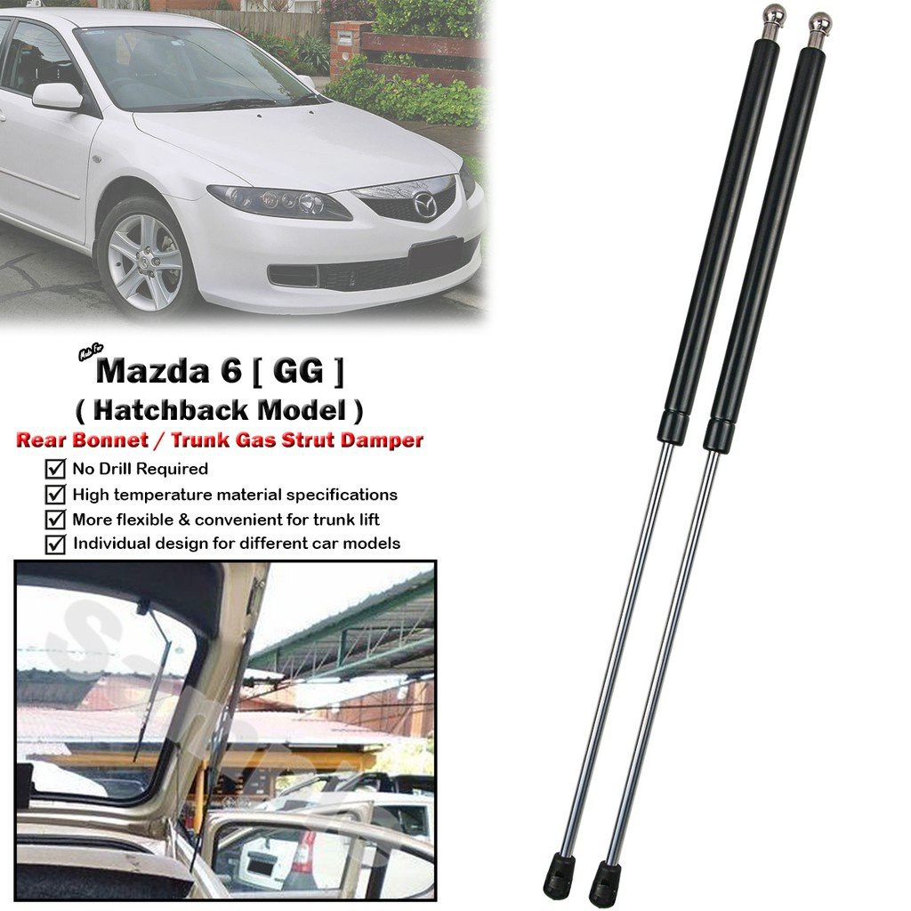 Mazda 6 Mazda6 GG 5Door Hatchback 2002-2007 Rear Bonnet Damper Boot ...