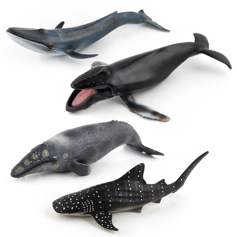 Ainna -Ocean Miniature Marine World Model Sea Life Animal Whale Shark ...