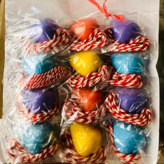 12 Pcs Old Time Traditional Games Gasing Paku Top with Rope (LOCA READY ...