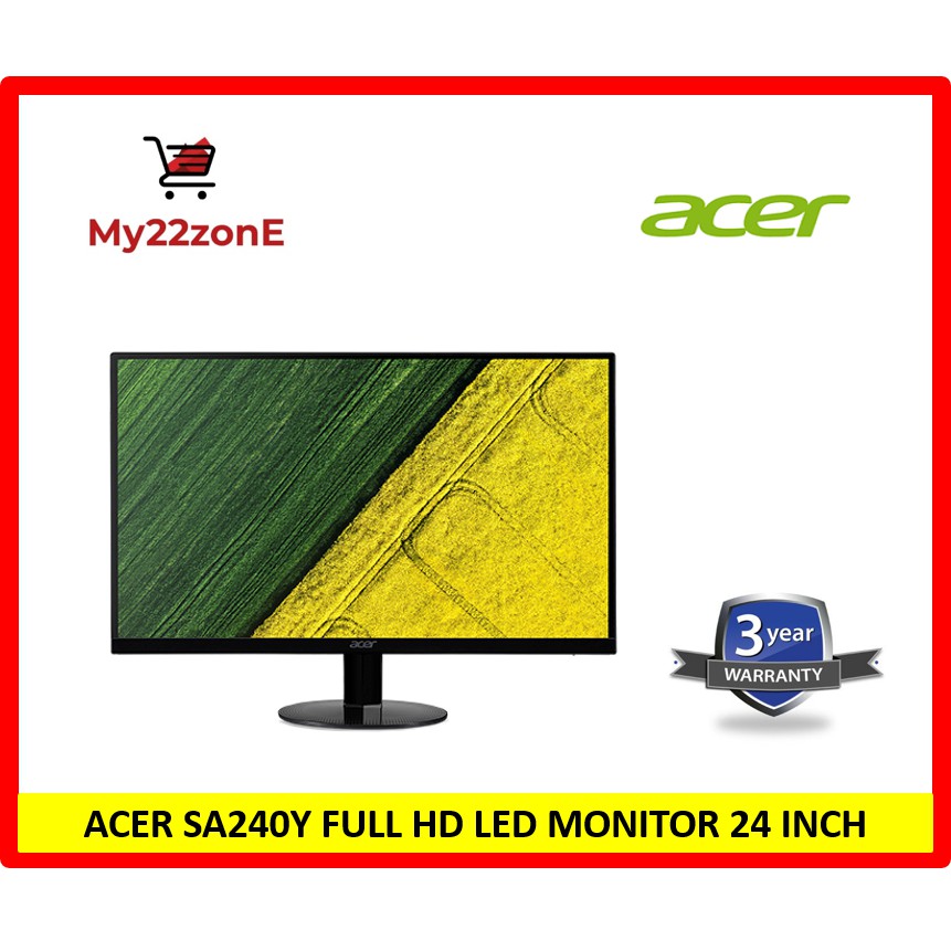 2台】24インチ フルHD モニター ACER SA240Y acer SA240Y LCDモニター