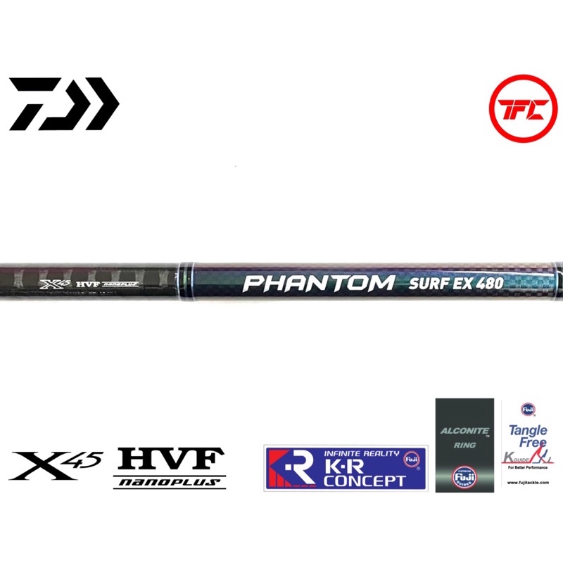 2020 DAIWA Phantom Surf EX Rod 20' 450 480 Cast | Shopee Malaysia