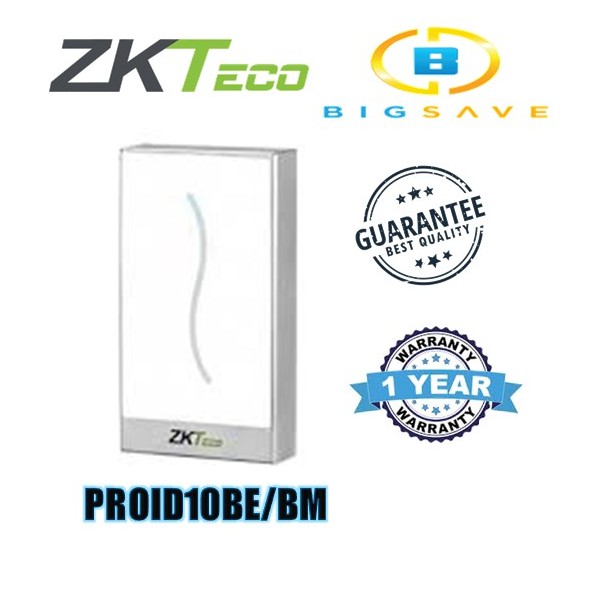 ZKTECO PROID10BE / PROID10BM BLACK COLOR PROID SERIES WIEGAND READER ...