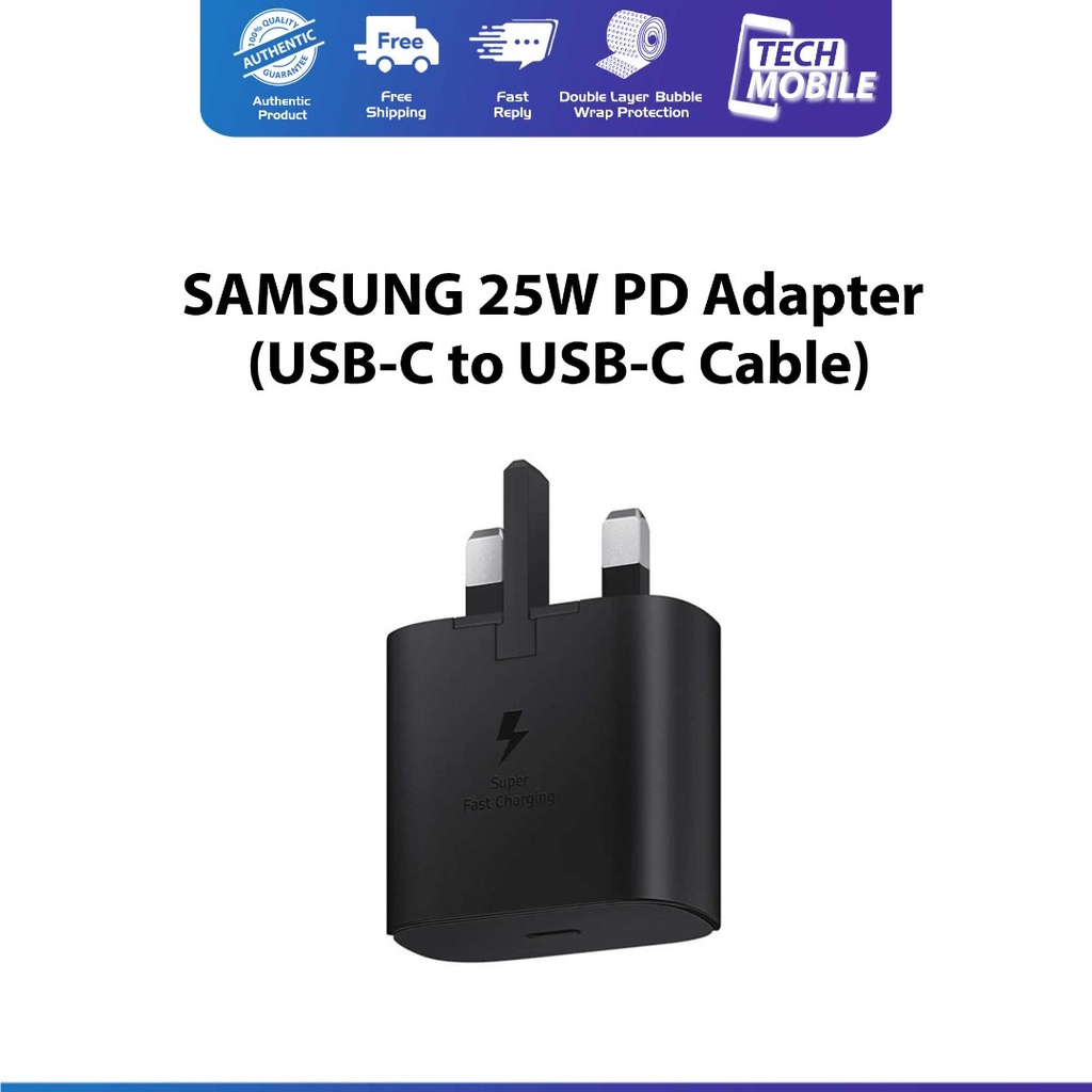 SAMSUNG 25W PD Adapter with USBC to USBC Cable 100 Original Fast