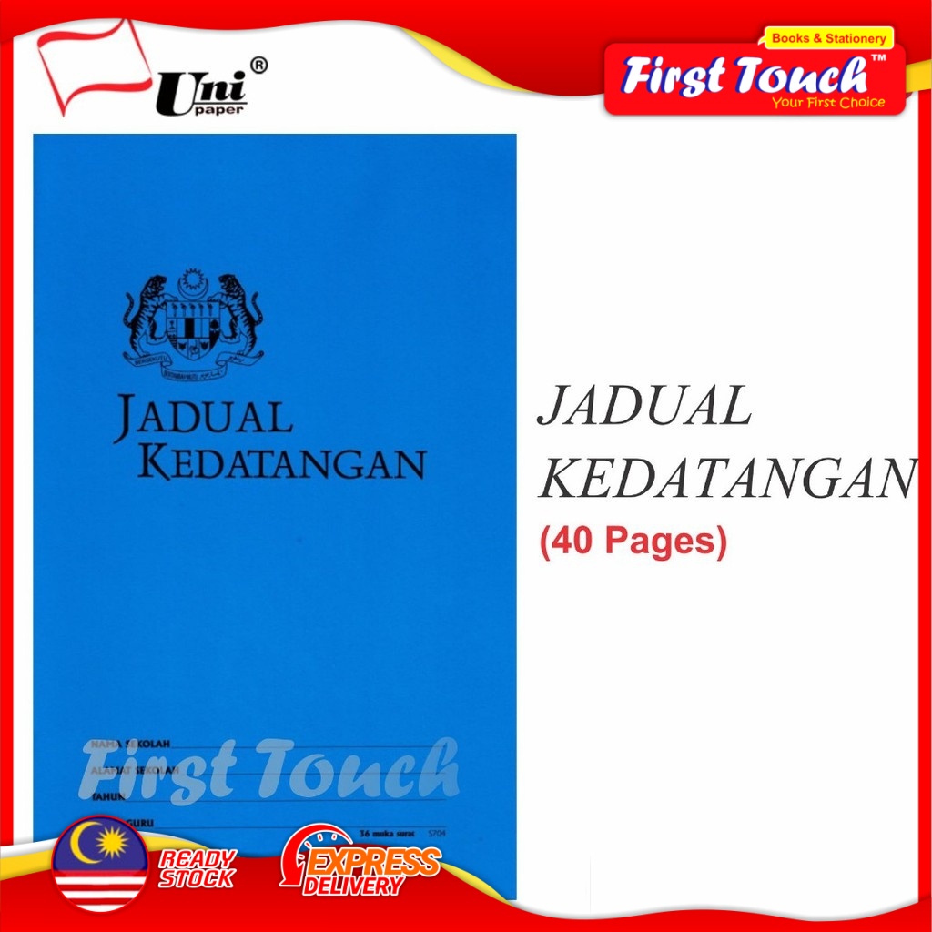 Attendance Book Jadual Kedatangan Buku Rekod Kehadiran Murid 出席记录簿