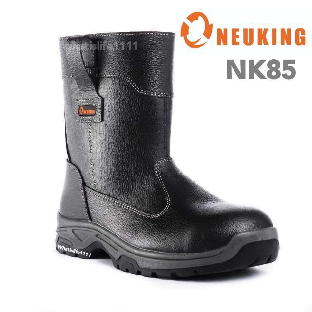 NEUKING | SAFETY SHOES NK85 BLACK TANGO LEATHER PULL UP BOOT BLACK ...