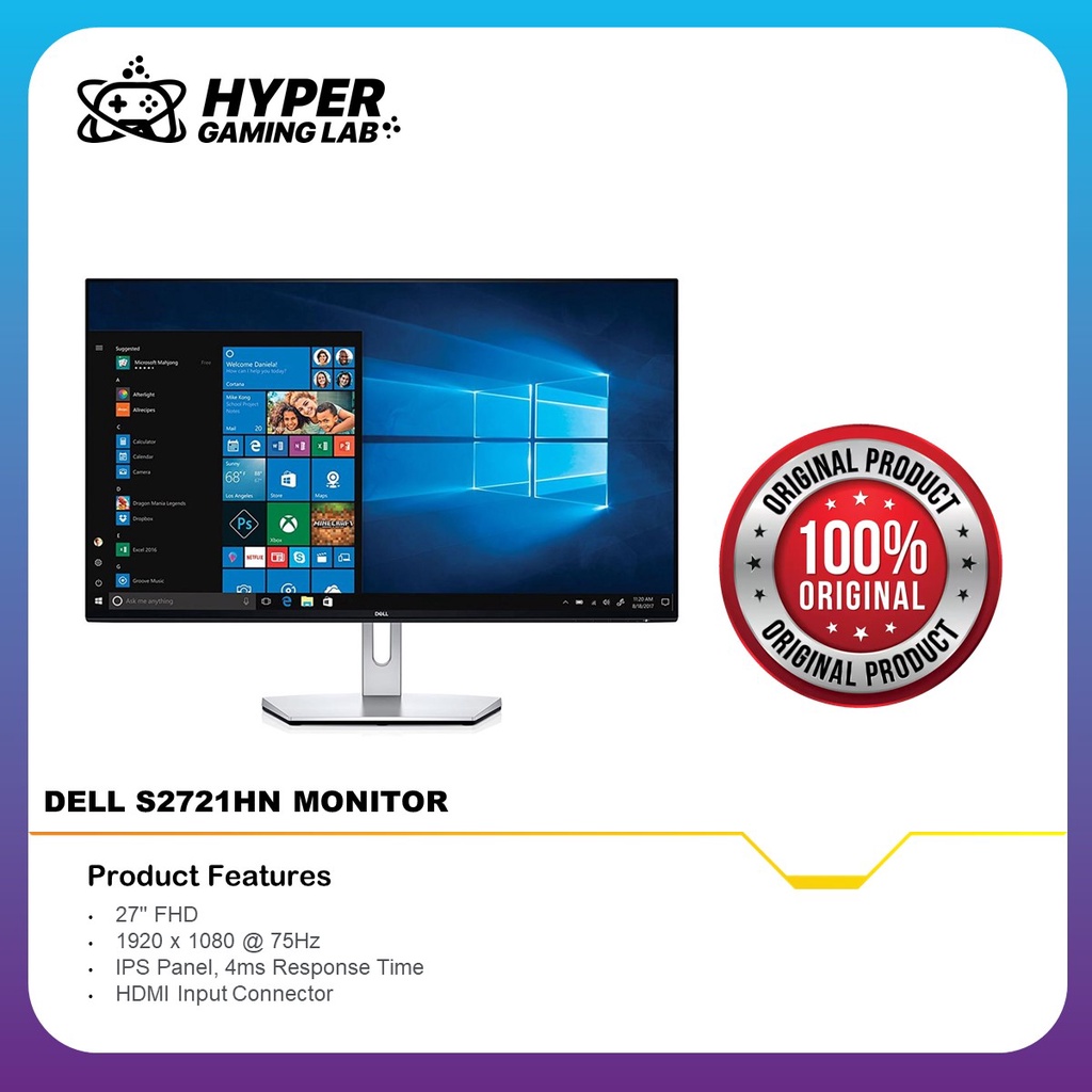 Dell Monitor S2721HN 27" & S2421HN 23.8” FHD /FHD/IPS/4ms Monitor ...