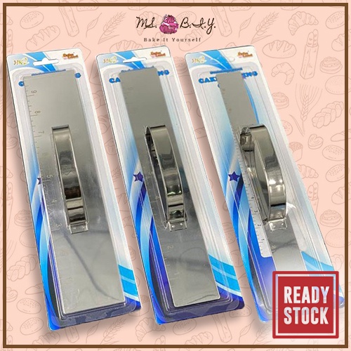 【Ready Stock】Stainless Steel Smoother Edge Cake Scraper with Ruler ...
