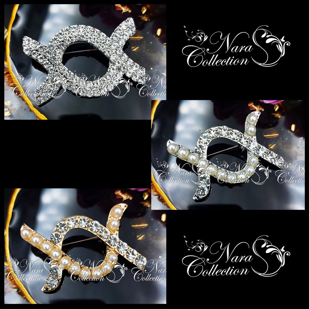 Brooch Shoulder PIN LOGO Branded Wearing WK Elegant Nara Collection WK ...
