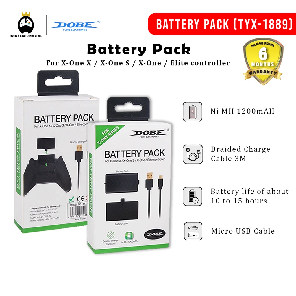 Xbox elite controller battery hot sale pack