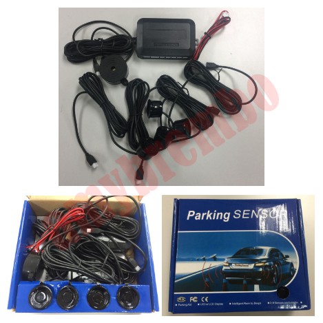 UNIVERSAL CAR REVERSE PARKING SENSOR - 4 EYE 25MM 28MM WITH BUZZER ...