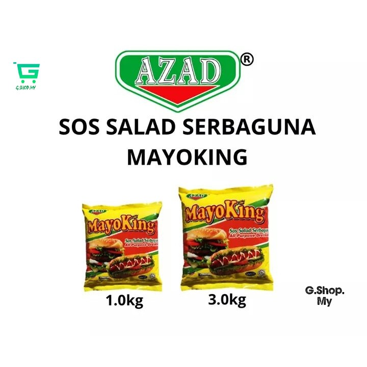 AZAD MAYOKING MAYONIS 1KG / AZAD MAYOKING MAYONNAISE 1KG | Shopee Malaysia