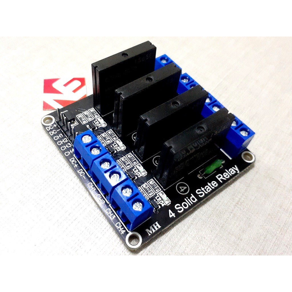 Solid State Relay Board 5V 2A 4 Channel Module Low Level Trigger