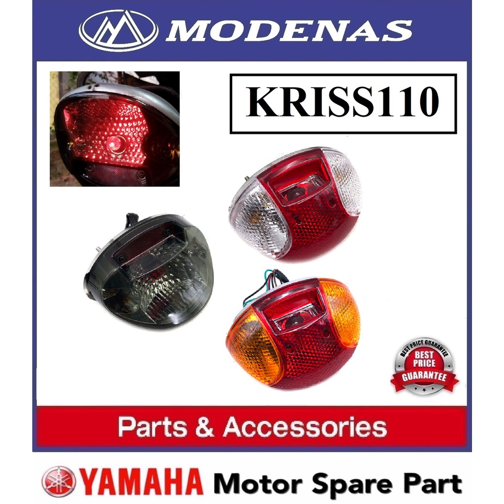 MODENAS KRISS TAIL LAMP ASSY 0 TAILLAMP TAILLIGHT TAIL LIGHT LAMPU