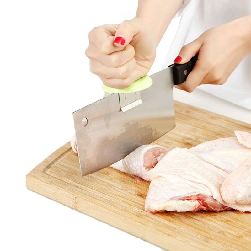 Kitchen Vegetable Choppers Cutter Helper Tool Holder Cut Bone Help ...