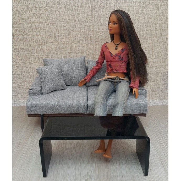 1/6 Barbie Kitbash Miniature Coffee Table Diorama | Shopee Malaysia