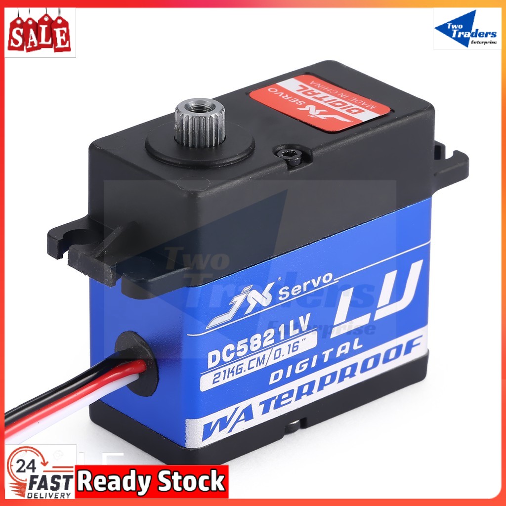 [TwoTraders} JX servo DC5821LV 20KG Full waterproof Digital Core Metal