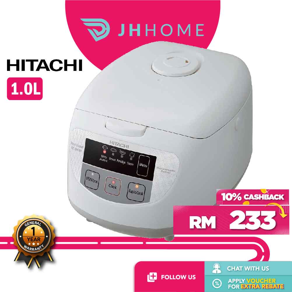 Hitachi Rice Cooker (1L) RZZH10Y Shopee Malaysia