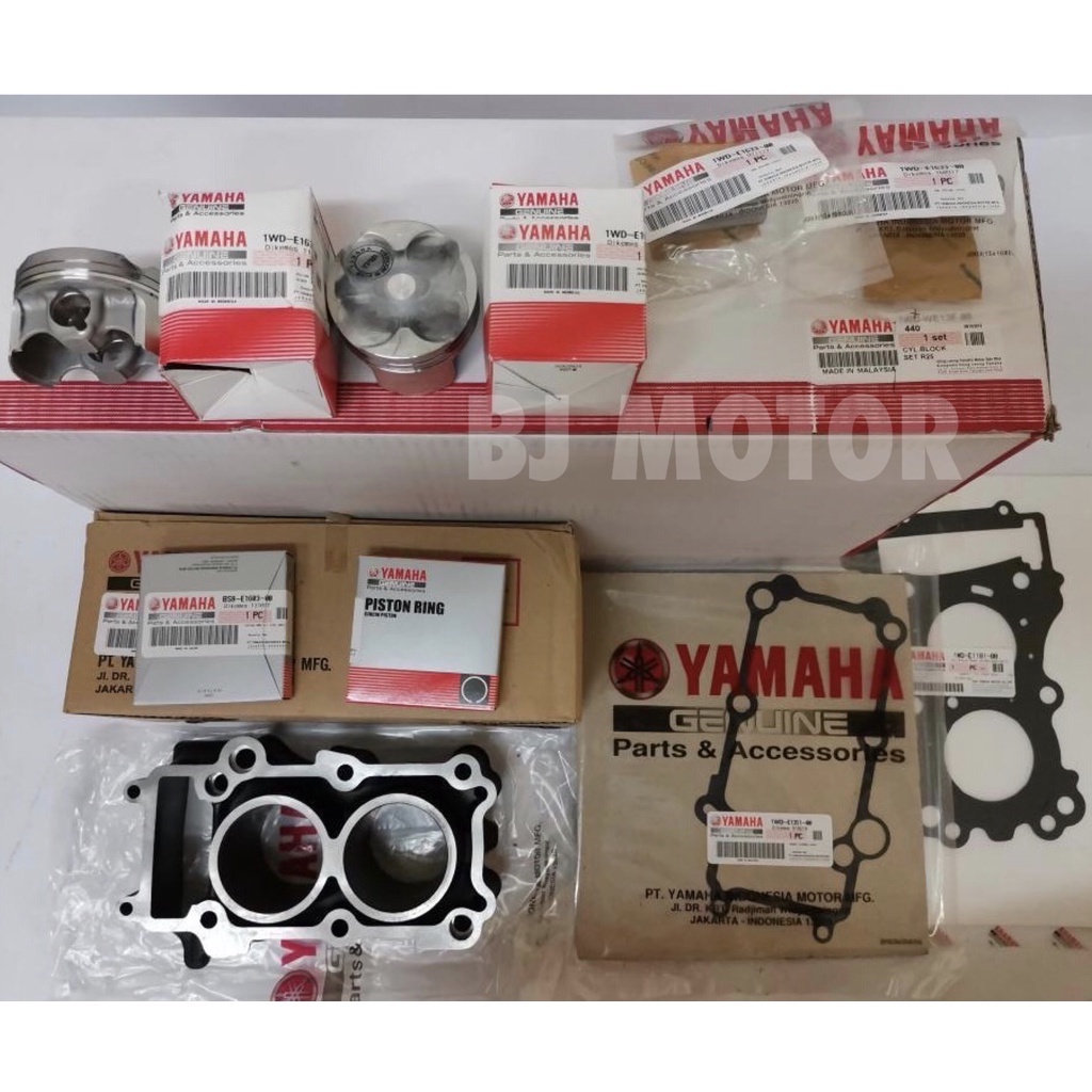 R25 R250 / MT25 CYLINDER BLOCK SETS 100% ORIGINAL YAMAHA 1WD-WE13E ...