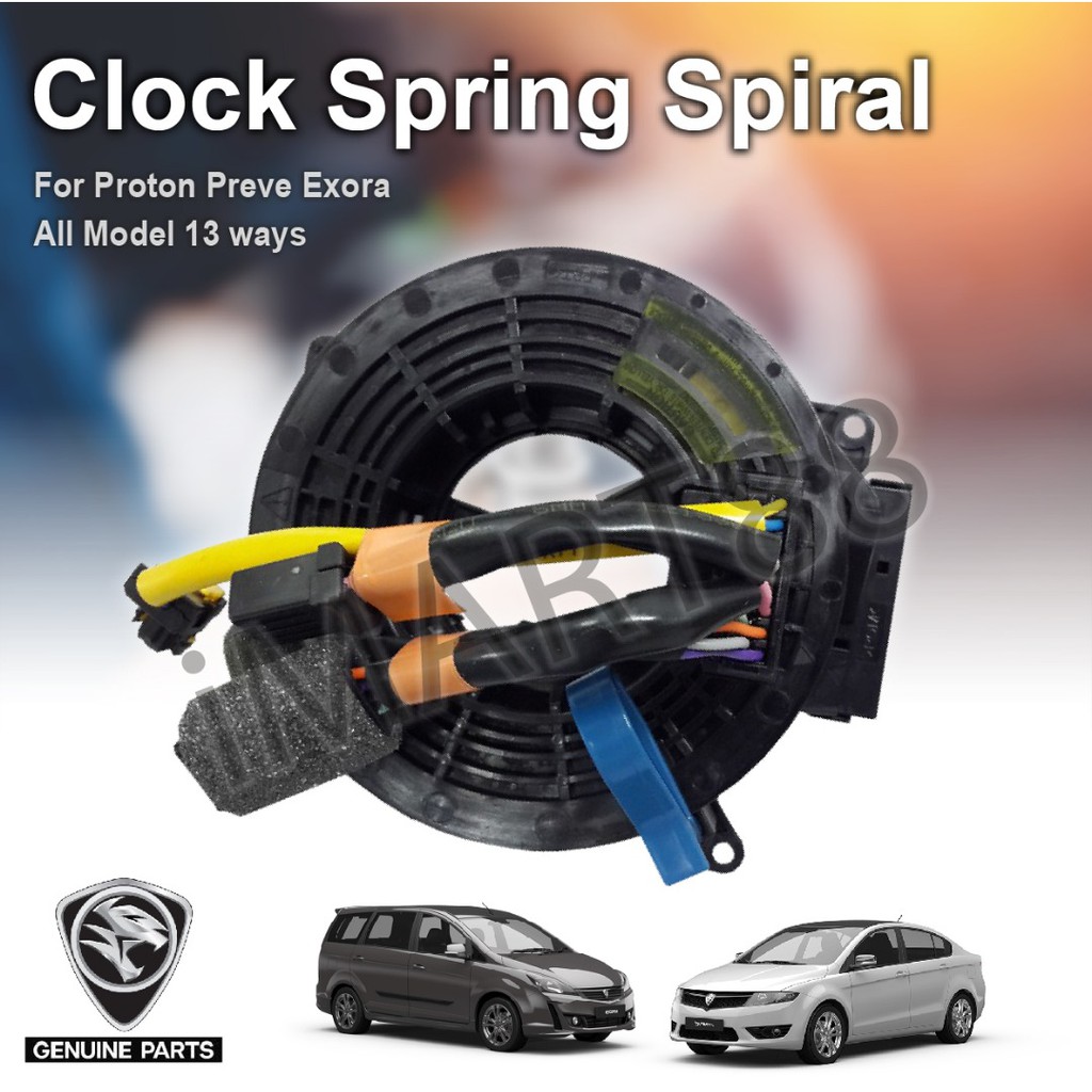 Proton Preve Exora 13 Way Clock Spring Airbag Spiral Cable | Shopee ...