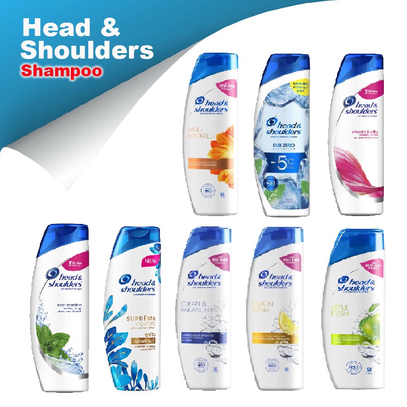 Head & Shoulders Shampoo 330ML Cool Menthol/Lemon Fresh/Clean
