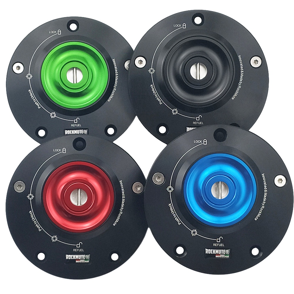 Key Lock Gas Fuel Tank Cap Cover For Kawasaki ER6N ER6F Z750 Z800 Z1000