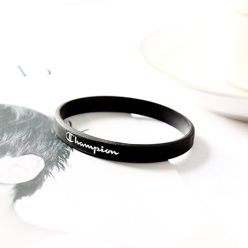 Champion Rubber Bracelet Rubber Bracelet Men s and Women s Fashion Accessories Shopee Malaysia