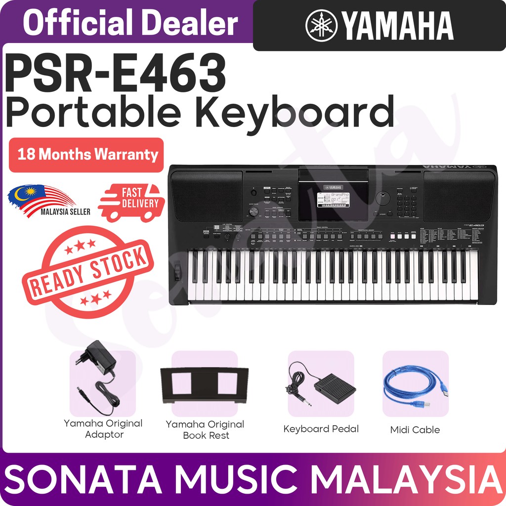 Order Yamaha PSR-E463 Portable Keyboard