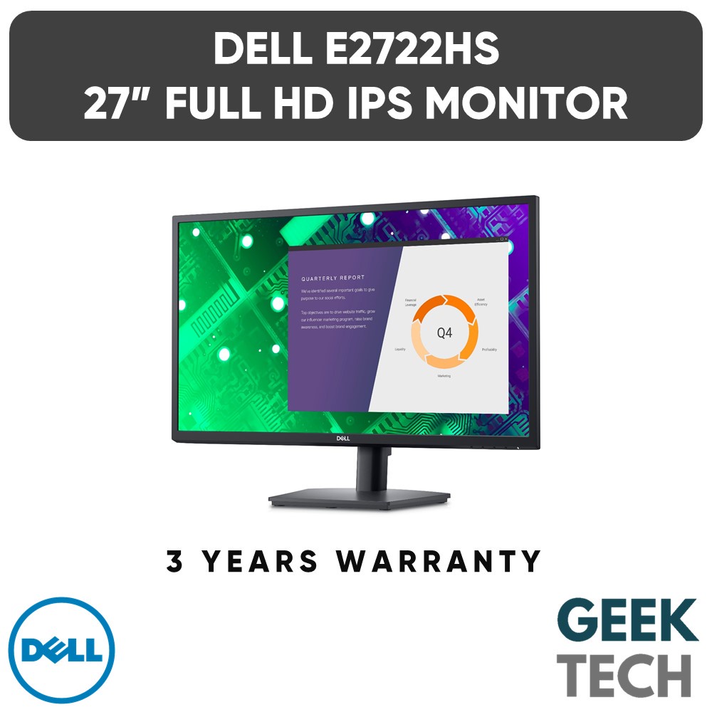 DELL 27" E2722HS Full HD IPS Monitor | Shopee Malaysia