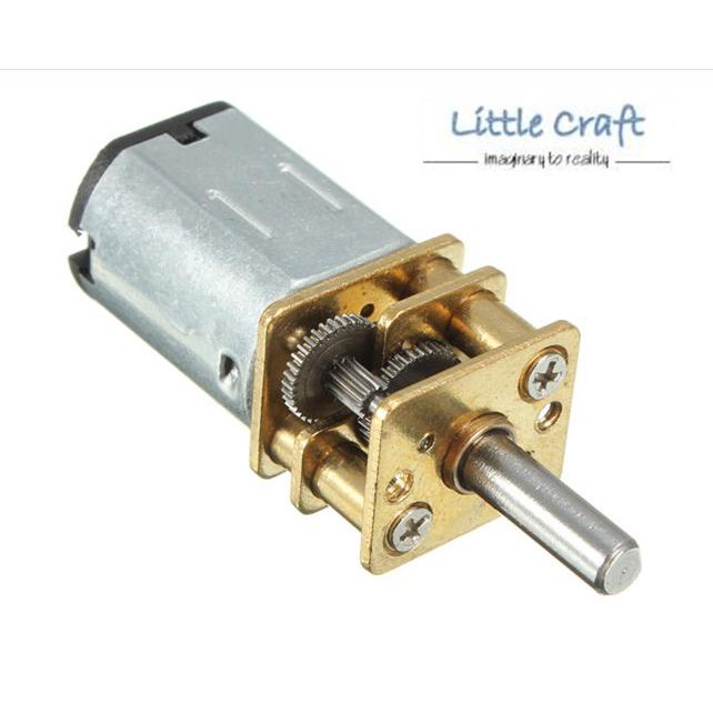 Arduino N20 Mini DC Motor With Gear Head 30, 60, 100RPM DC12V