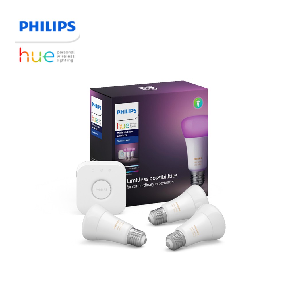 Philips Hue White & Color Ambiance Smart LED Starter Kit | Shopee Malaysia