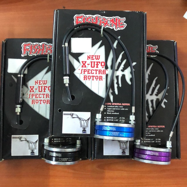 Set di cavi e custodie per freno rotore FISHBONE X-UFO Spectra per BMX