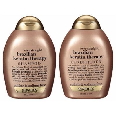 Organix ever straight brazilian keratin 2024 therapy 14 day smoothing treatment