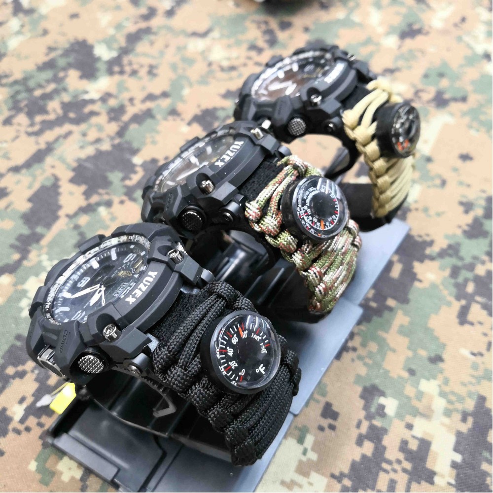 Waterproof Sports Survival Tactical Paracord Strap Emergency Wrist Watch  Paracord Bracelet Sport Watches - China Survival Watch, Sports Watch