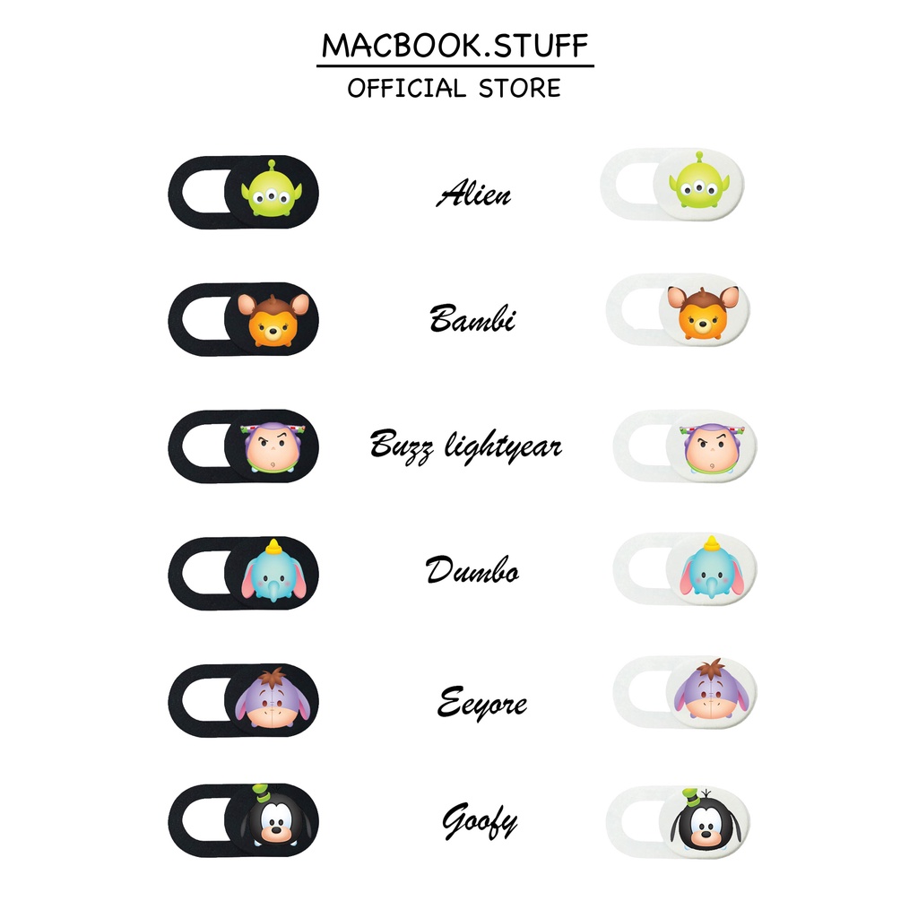 CUSTOM DISNEY PROTECTIVE WEBCAM COVER CAMERA FRONT CAMERA COVER TSUME ...