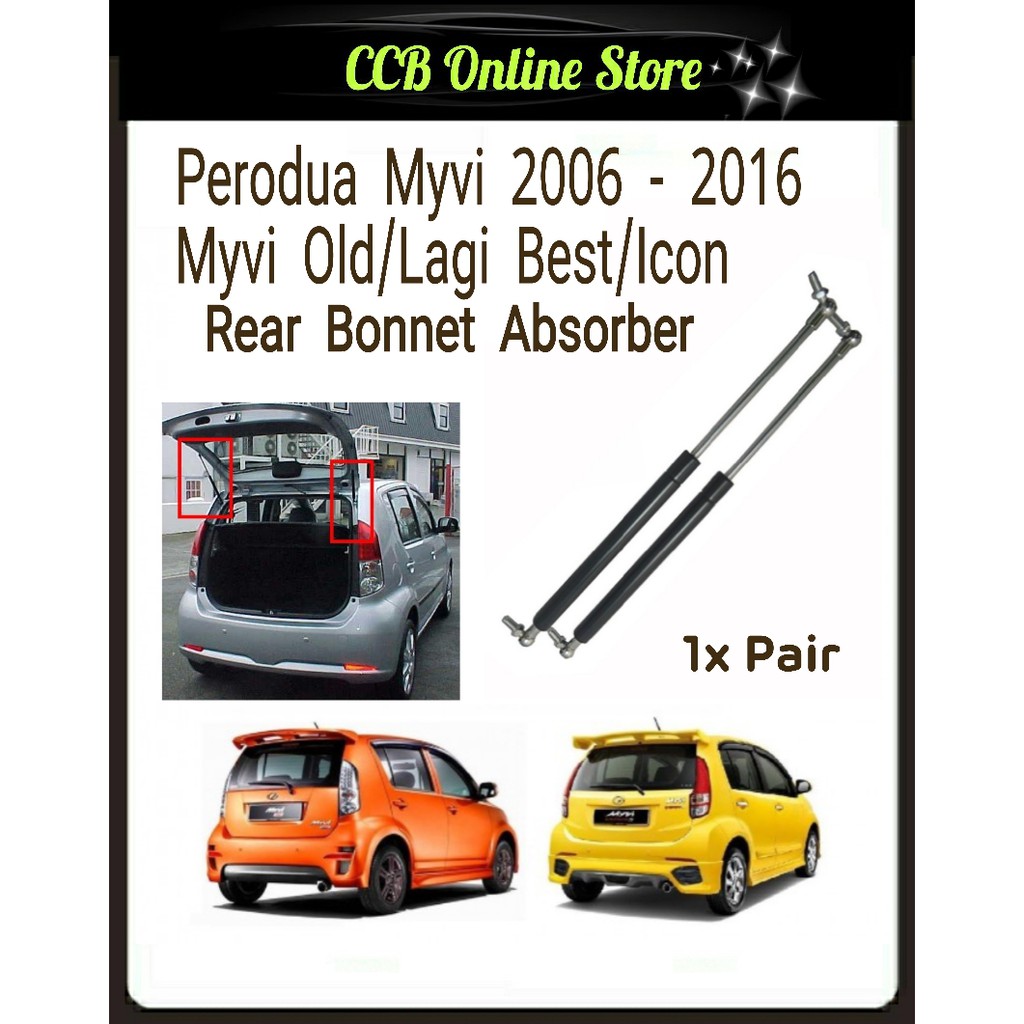 Perodua Myvi Old/Myvi Lagi Best/Myvi Icon 2006-2016 Rear Bonnet ...