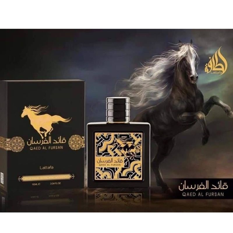 Qaed Al Fursan perfume original from lattafa 90 ml EDP 👩🏻👨🏻 | Shopee ...