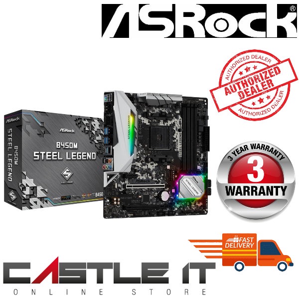 Asrock b450m steel legend clearance ryzen 3000