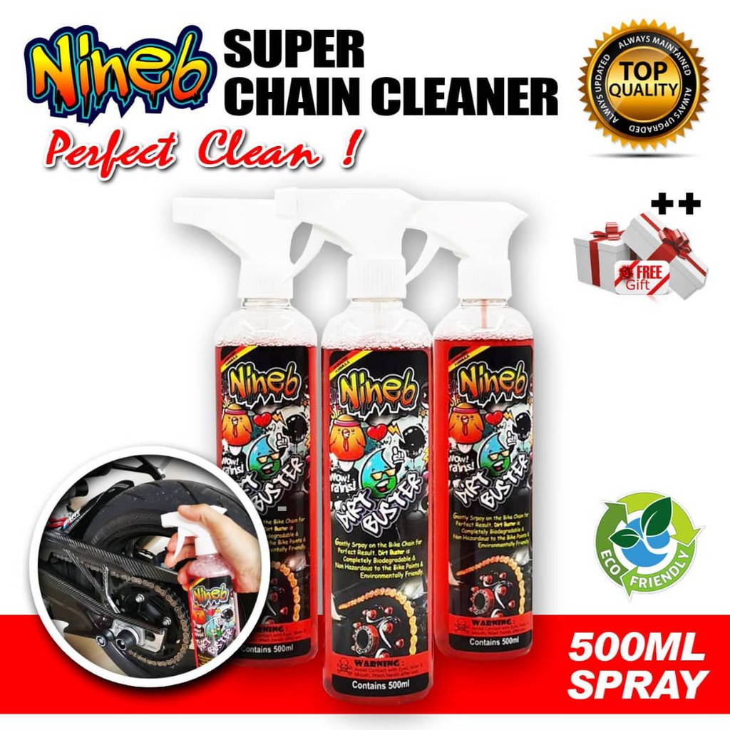 96 DIRT BUSTER CLEANER DEGREASER And CHAIN BRUSH NONCHEMICAL MOTORCYCLE ...