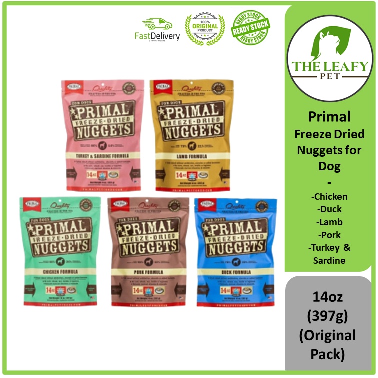Primal Freeze Dried Nuggets for Dog Chicken / Duck / Lamb / Pork
